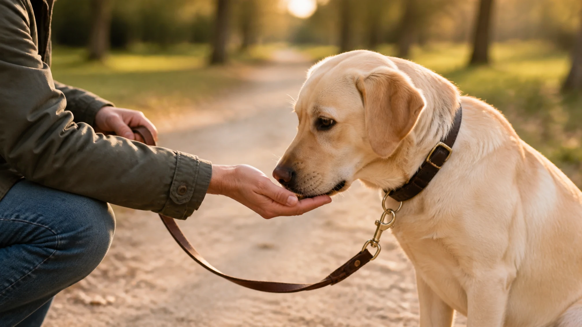 Apprendre le rappel à un jeune chien progressivement : méthodes et étapes — scène pratique complémentaire