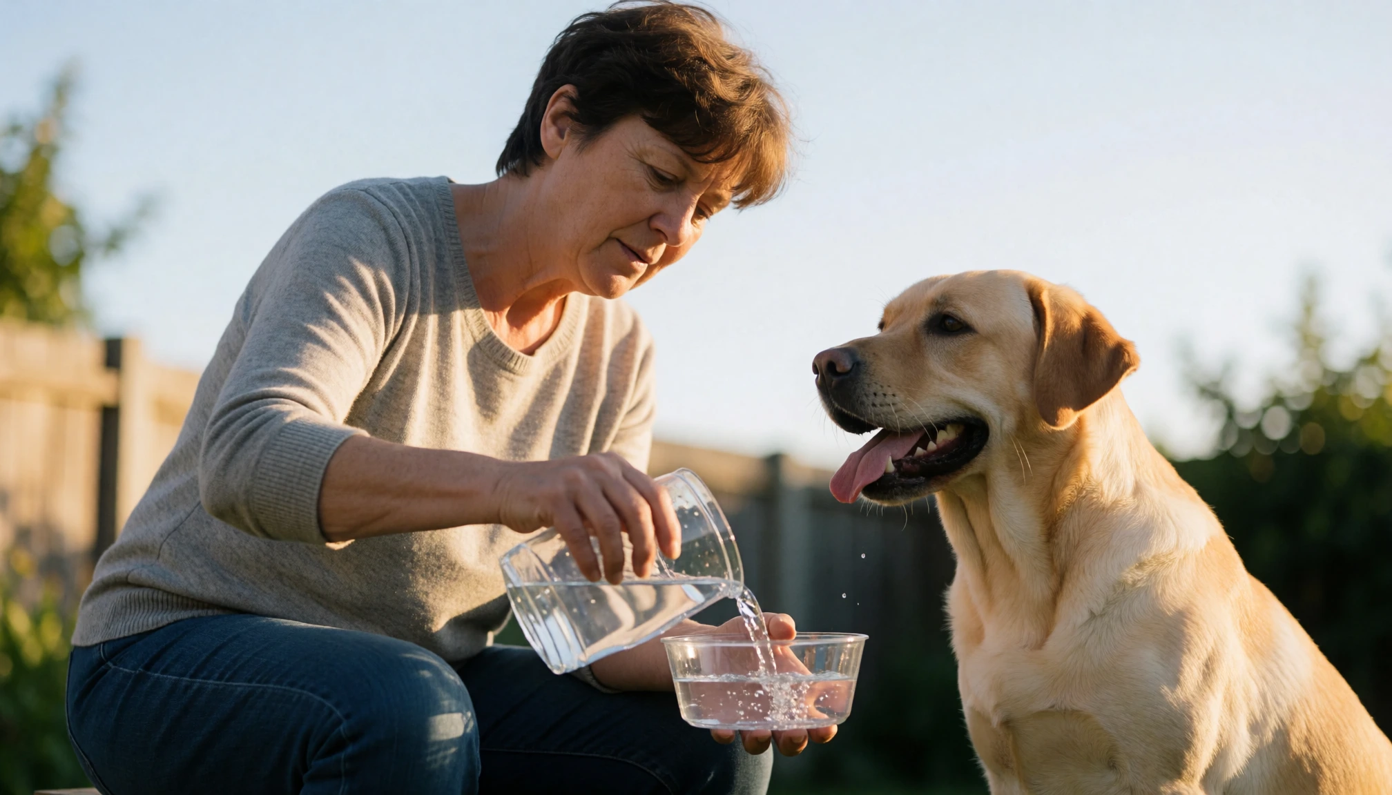 Évaluer le besoin en eau d’un labrador selon l’activité et le climat pour prévenir la déshydratation