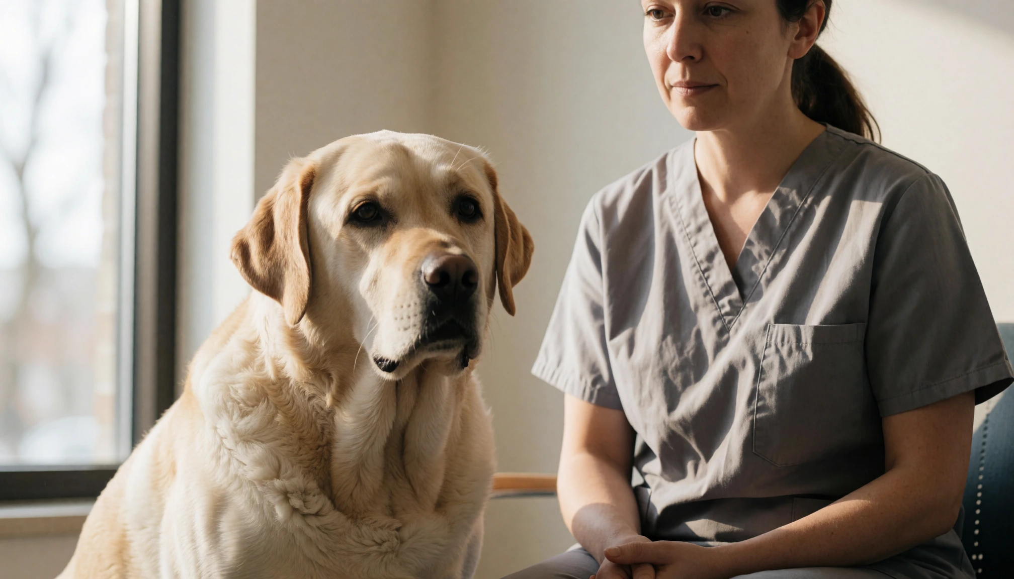 Savoir interpréter le comportement d’un labrador stressé lors de visites chez le vétérinaire