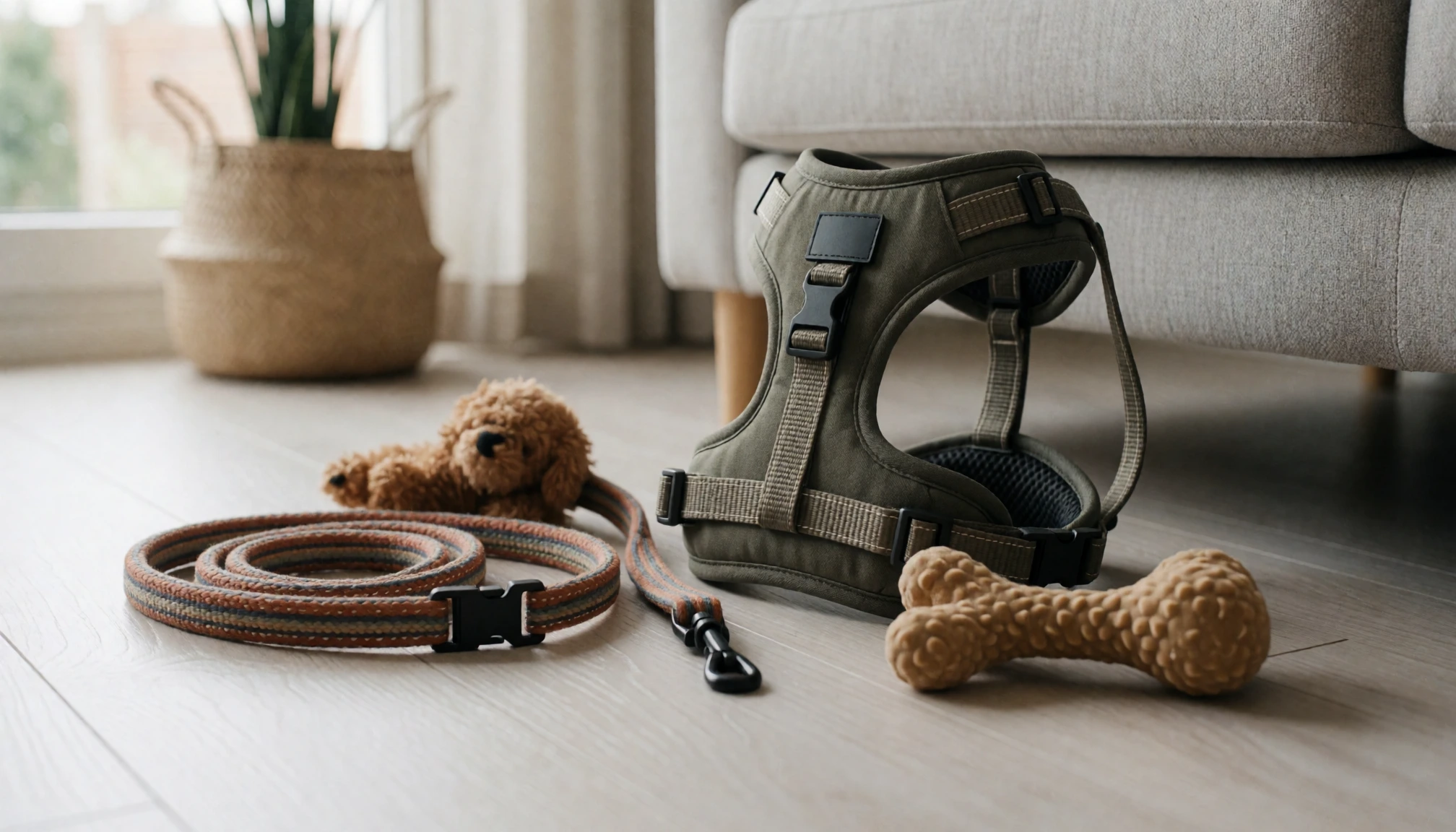 Photo éditoriale pour Préparer une trousse de promenade pour son chien : quoi emporter et pourquoi