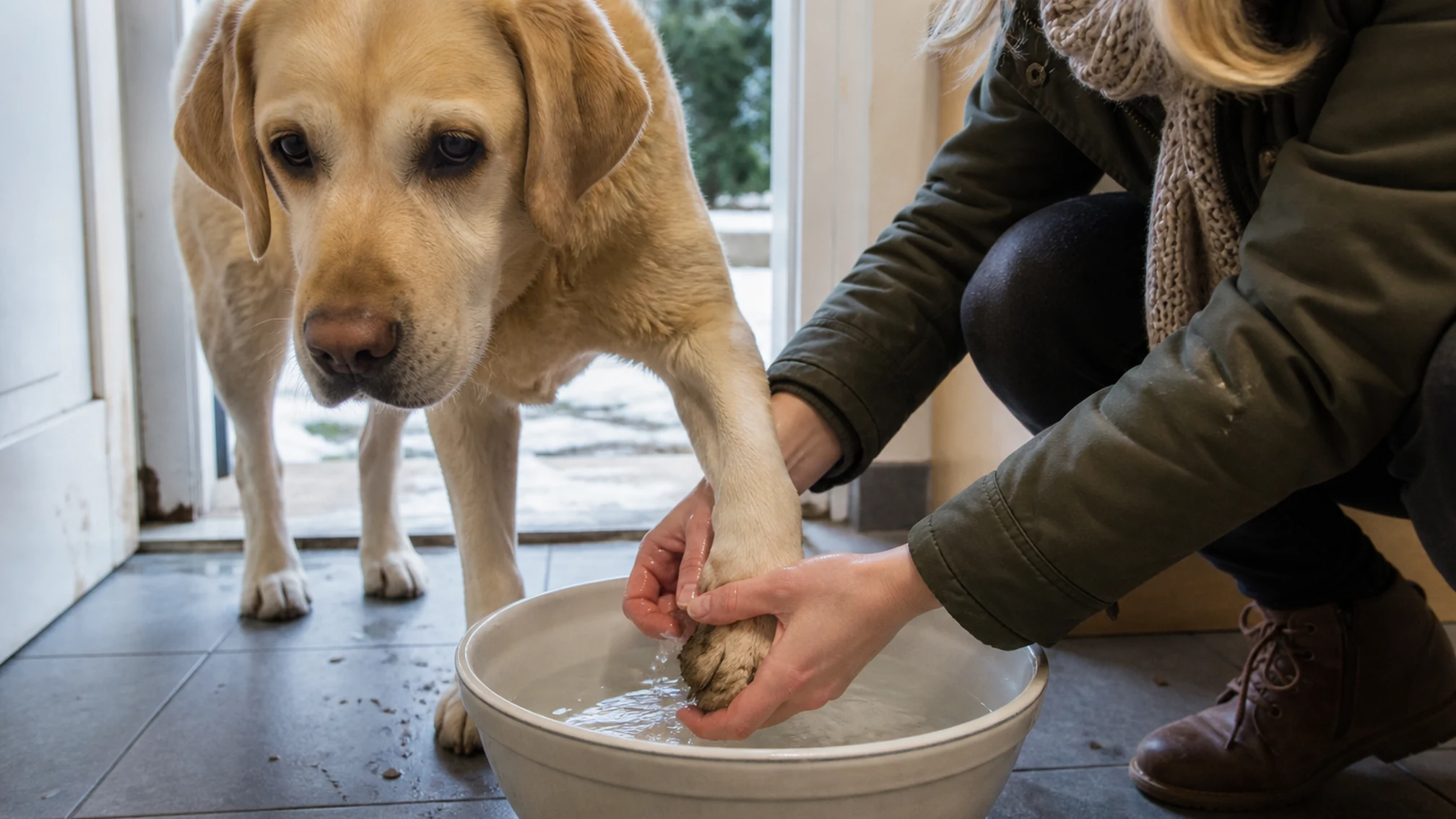Prévenir les petits bobos de pattes chez le chien : gestes efficaces — scène pratique complémentaire