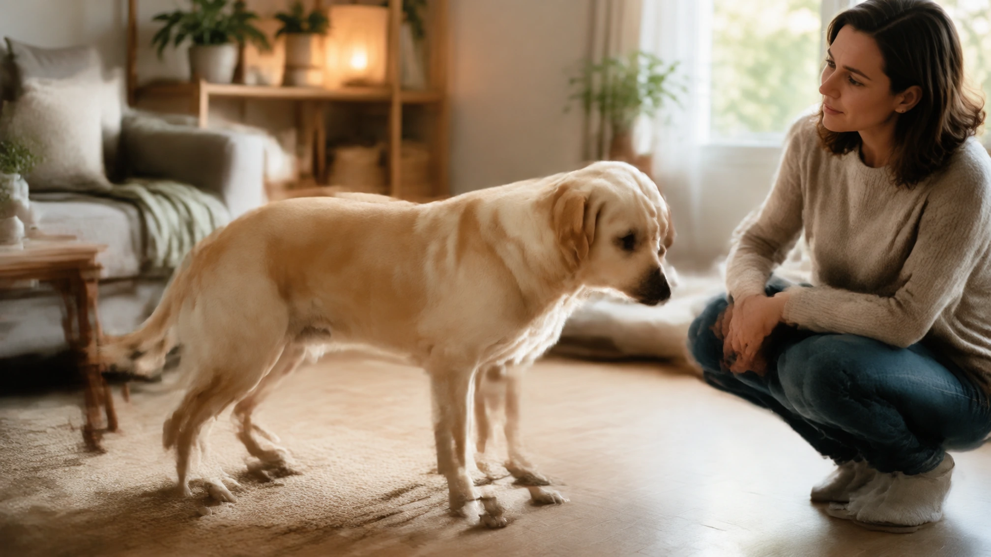Photo éditoriale pour Comment reconnaître les signes de douleur chez un labrador et réagir ?